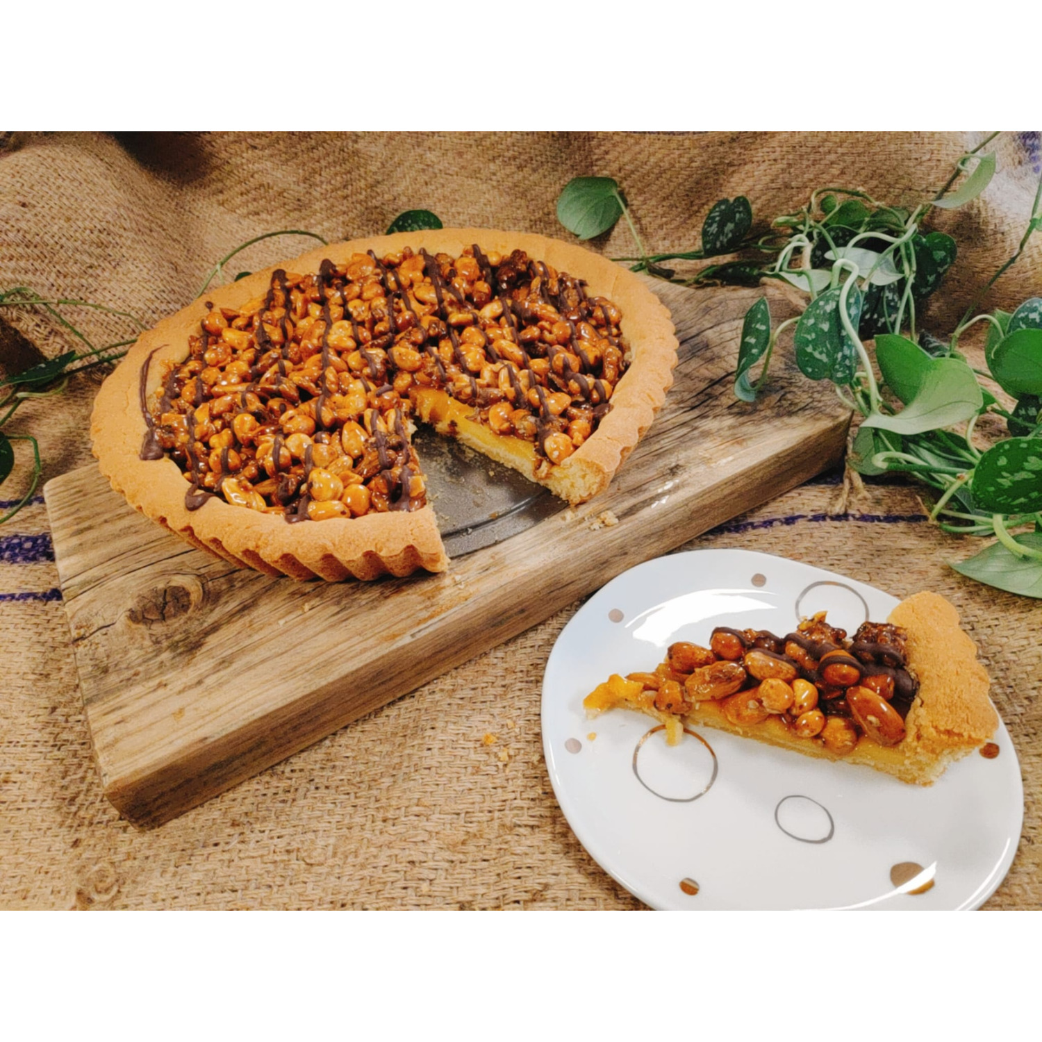 Bakpakket Noten-Caramel Taart
