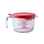 Pyrex Maatbeker met Deksel 1L