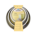 Taartpan PME SET/3 7.5cm hoog (15/20/25cm)