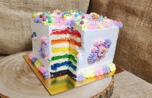 Bakpakket Regenboog Taart