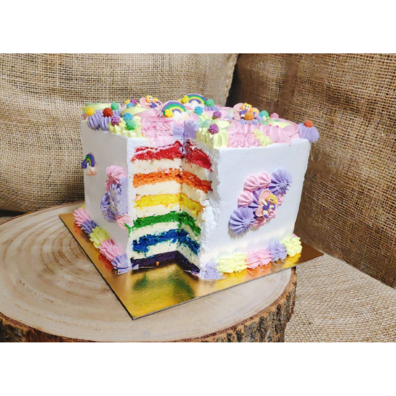 Bakpakket Regenboog Taart
