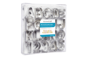 KitchenCraft Uitstekerset Letters en Cijfers