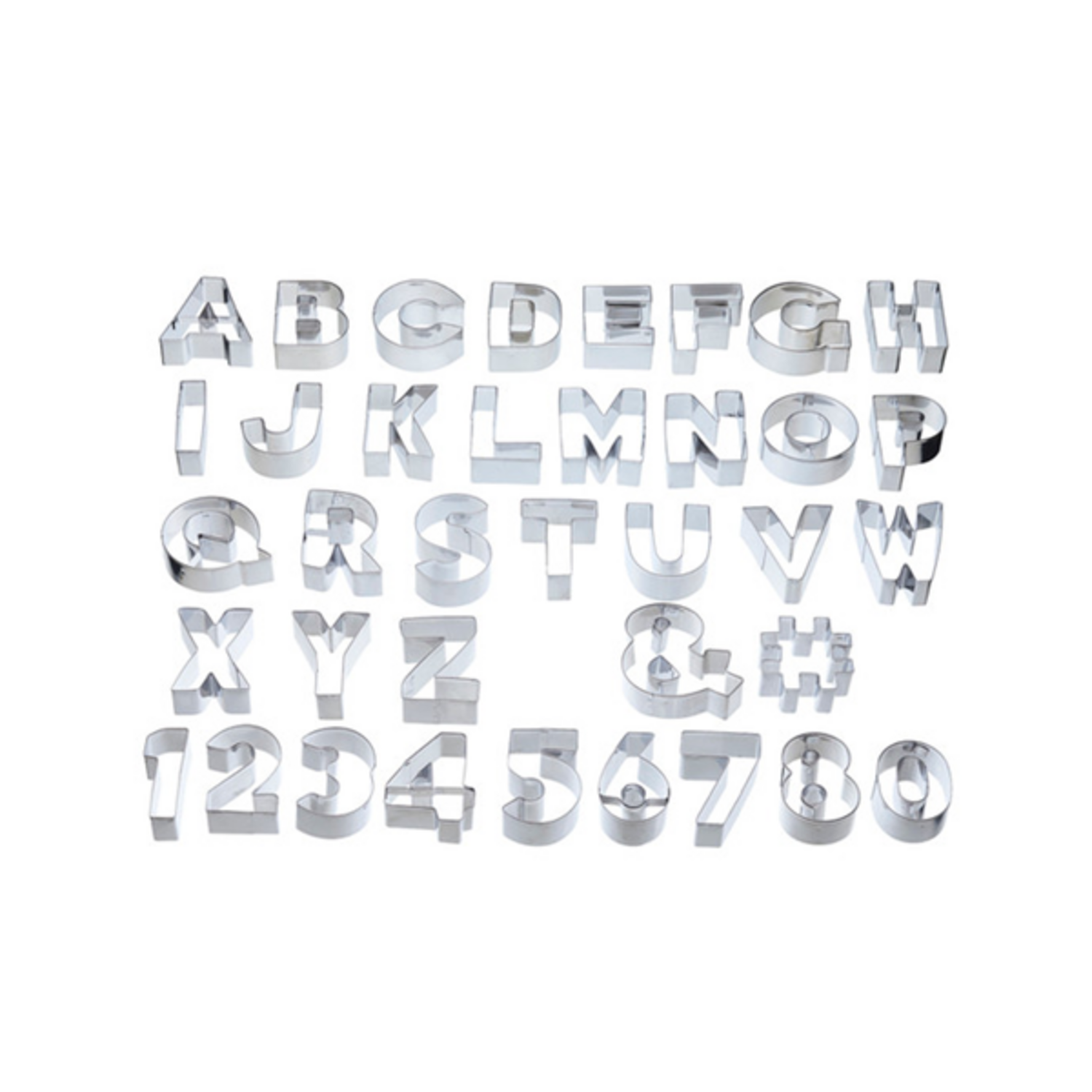 KitchenCraft Uitstekerset Letters en Cijfers