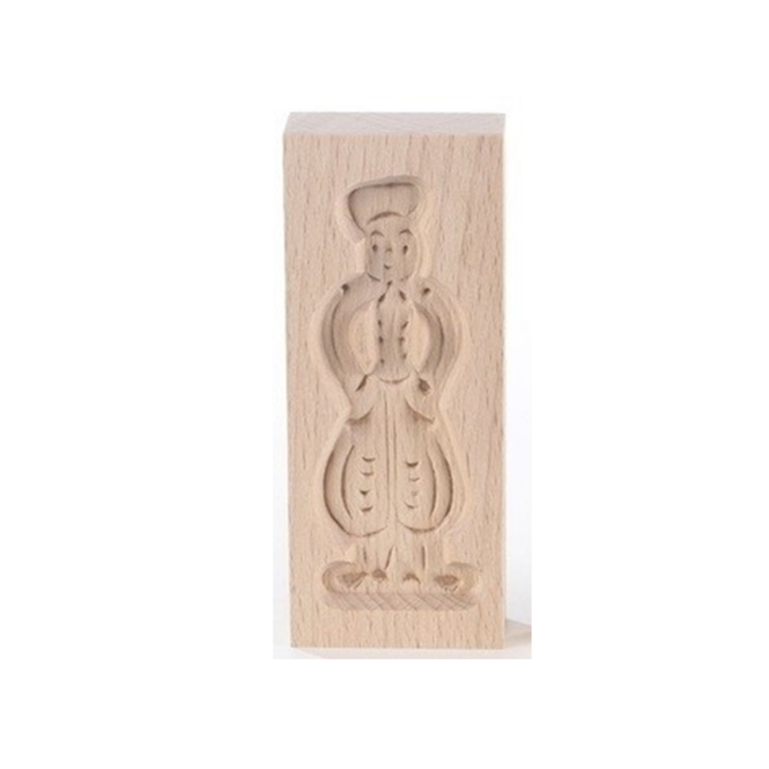 Speculaasplank Mini pop man 8.5x3.5 cm