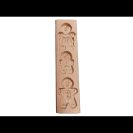 Speculaasplank Gingerbread (Familie) (3x) 8x6cm