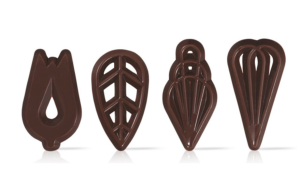 Chocolade decoratie Victory 12 stuks