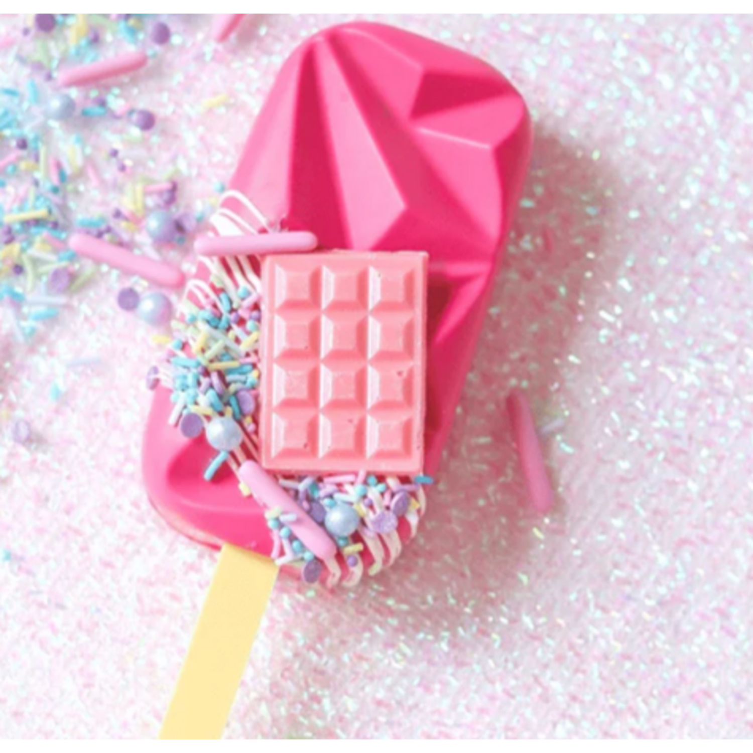 Siliconen IJsjesmal/Cakesicle Geometric**