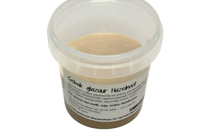 Gebak glazuur Hazelnoot 100 gram