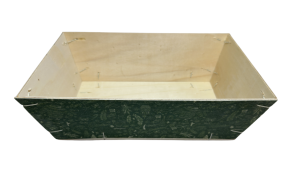 Houten Bakje Kerst Groen
