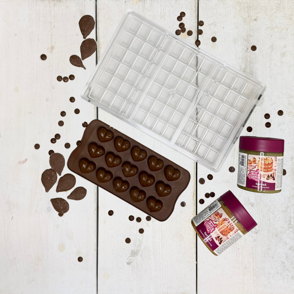 2_hbx Bonbonvorm Chocolate World Glad Ei (16x) 55x38x19mm