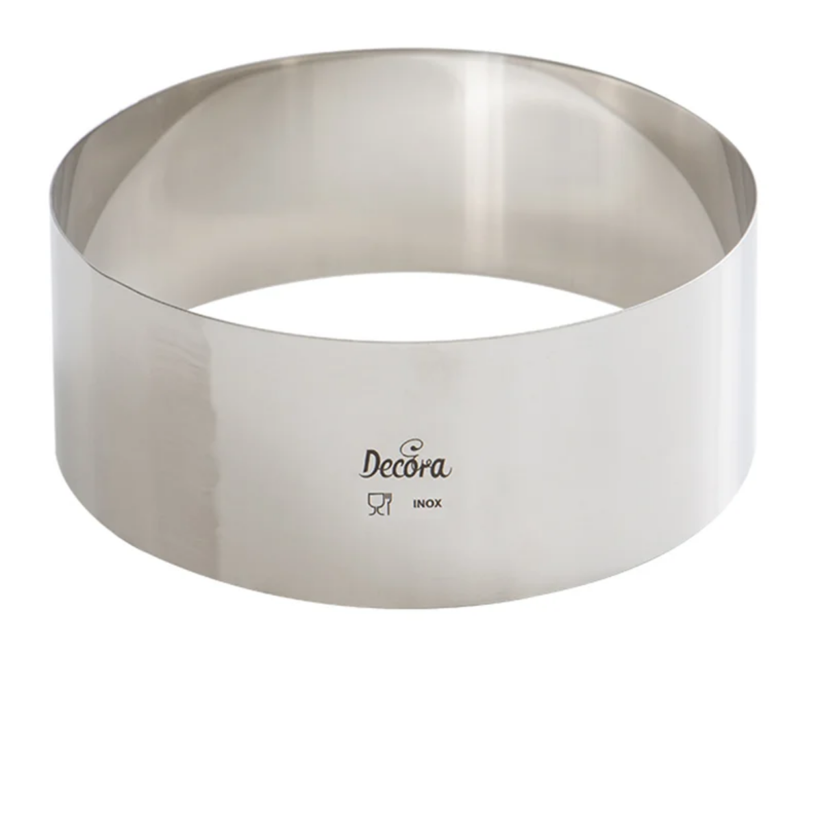 Taartring RVS Eivorm 21x16x5cm